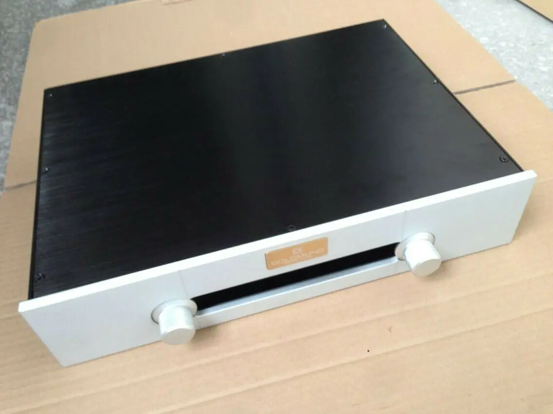 

ZEROZONE DIY Full Aluminum Enclosure Case / Preamp/ Amp Chassis Box 430*90*360mm L14-30