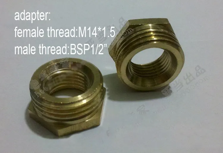 adapter for tube,Female thread M14*1.5 change BSP 1/2