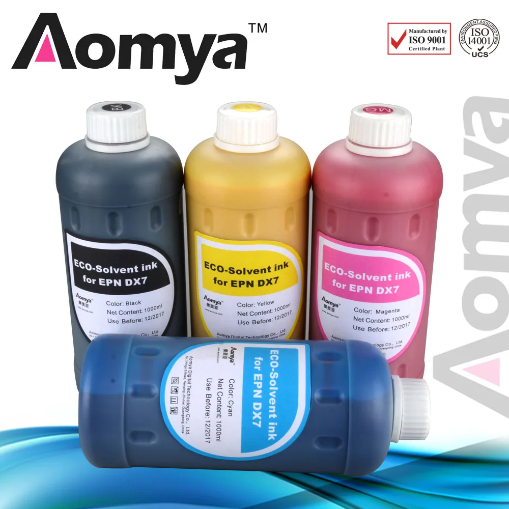 Eco-solvent ink For EPSON 4880/R880/9880/4800/7800/9800 printer 1000ml/color 8colors/set flexo printing ink