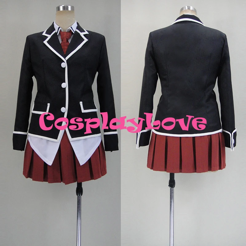 New Custom Made Japanese Anime Trinity Seven Lilith Asami Cosplay Costume High Quality Christmas Halloween CosplayLove Birthday