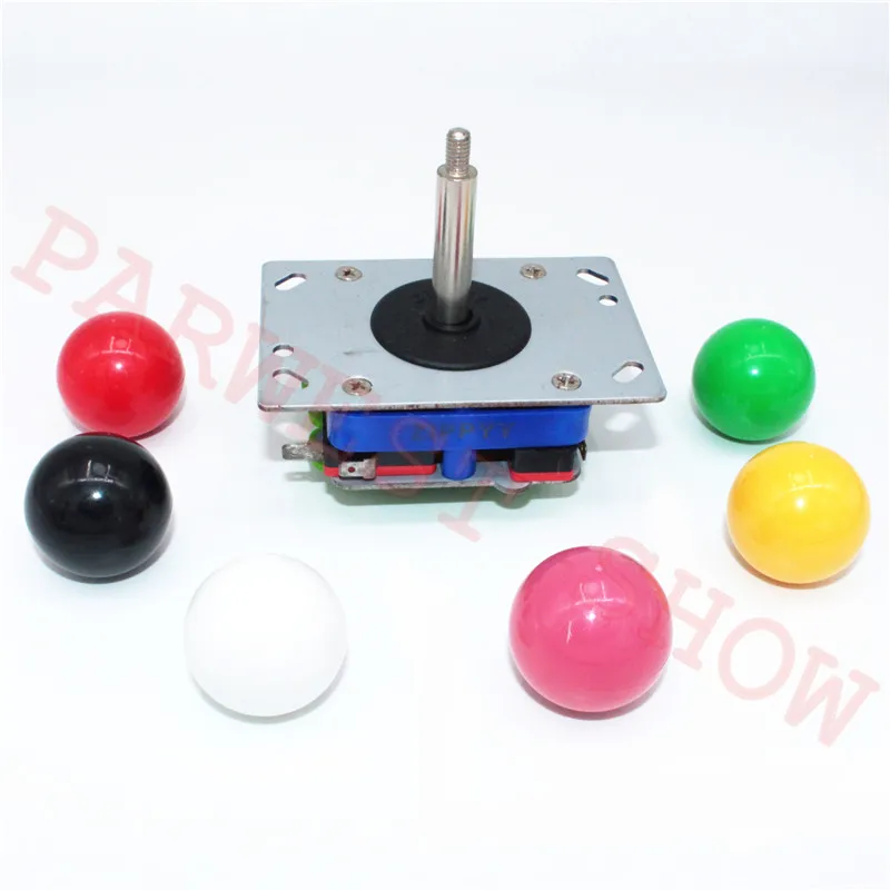 1 pc/lote eixo longo zippy joystick arcade 2 / 4 / 8 vias joystick clássico com 7 cores balltop seleção para diy jamma peças