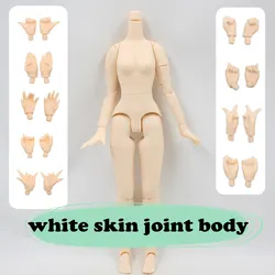 DBS blyth doll body white skin joint body 21cm toy body