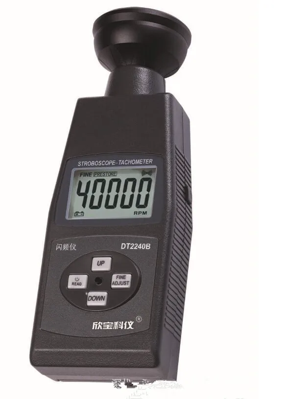 DT2240B  Digital Control Flash Frequency Stroboscope Tachometer Meter / Speed Measuring Instruments Tool