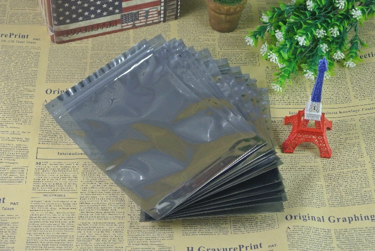 Anti Static Shielding Bags ESD Anti-Static Pack Pouches Zip Zipper Lock Top Waterproof Self Seal Antistatic Package Bags