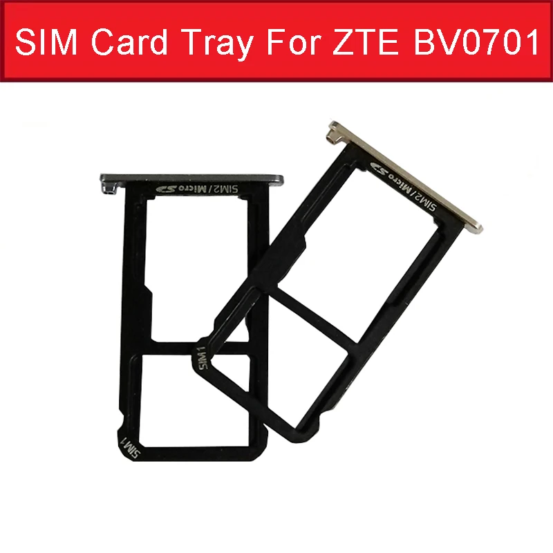  SIM Card Slot Holder For ZTE Xiaoxian 4 BV0701  Memory Card Tray Reader Socket    Sim Card Adapter Replacement Repair