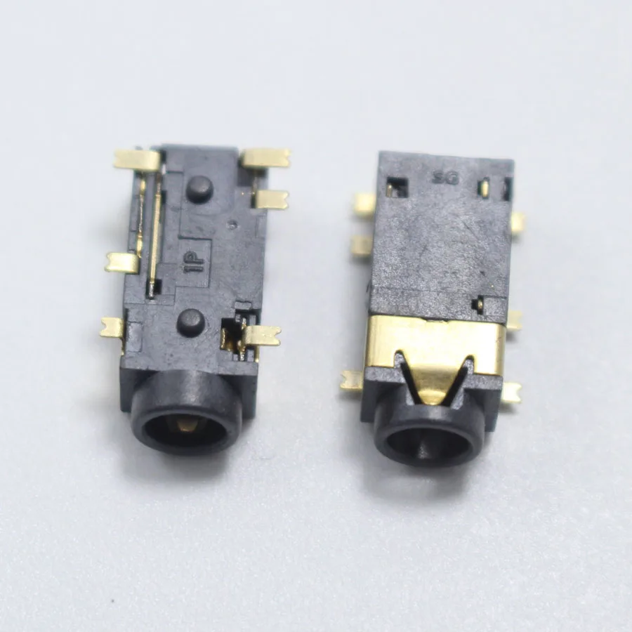 10PCS PJ-342 3.5mm Headphone jack PJ342 6Pin Audio Socket SMD 3+3