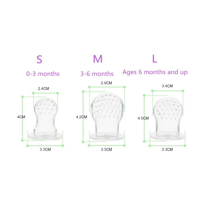 Kids Nipple Fresh Food Milk Nibbler Feeder Feeding Safe Baby Supplies Nipple Teat Pacifier Bottles