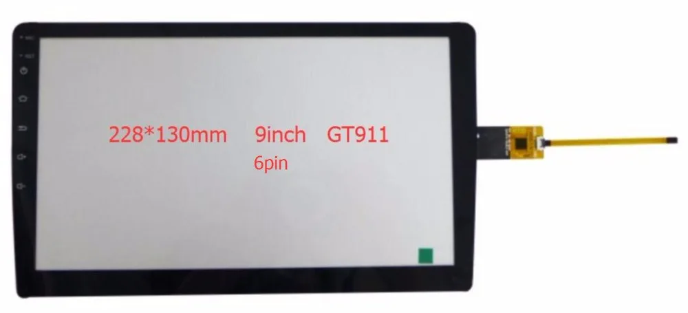 Android ever larger universal DVD navigation 228 * 130 mm 9 inch capacitive touch screen / 9 inch 6 pin capacitance touch scree