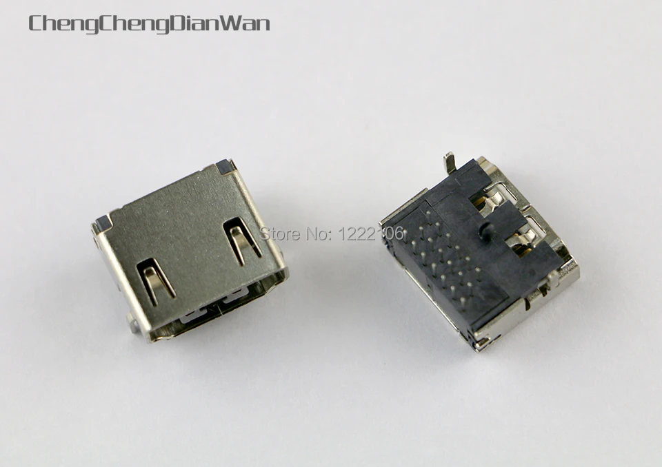 100PCS HDMI-compatible Port Socket Interface Connector For Playstation 3 Controller PS3 2000 2500 Model Repair Parts