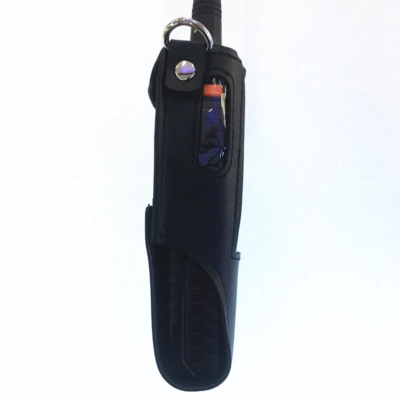 Custodia morbida lunga in pelle estesa per Baofeng UV5R,UV5RA,UV5RE,TYT TH UVF8D con batteria da 3800 mah ecc walkie talkie