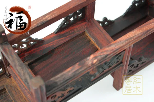 Special offer rosewood shelf antique mahogany furniture accessories teapot swing frame decoration curio bridge base