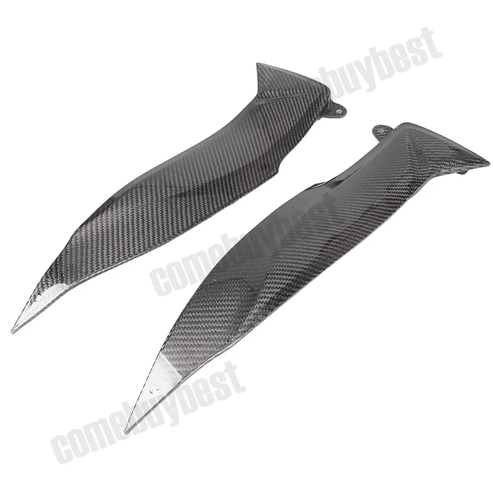 1 Pair Motorcycle Tank Panels Side Cover Fairing Carbon Fiber Protection for Suzuki GSXR 1000  GSXR1000 2009-2012 2013 2014 2015