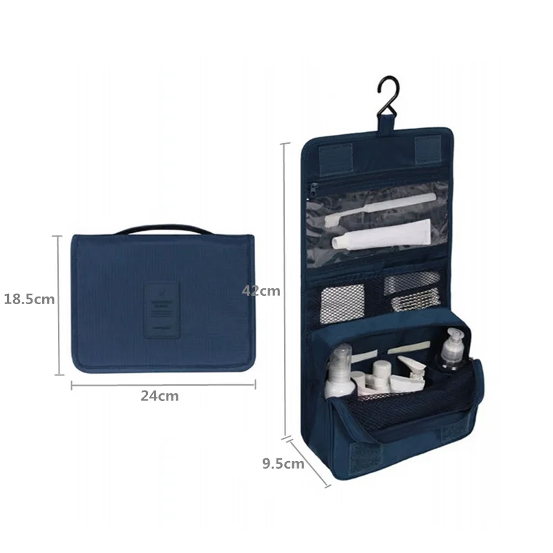 Trousse de toilette portable étanche pour hommes et femmes, trousse de voyage, trousse de toilette, trousse de maquillage, joli