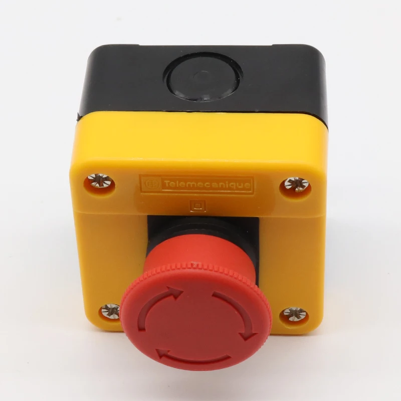 Red Mushroom Cap 1NO 1NC DPST Emergency Stop Push Button Switch AC 660V 10A Switch Equipment Lift Elevator Latching Self Lock