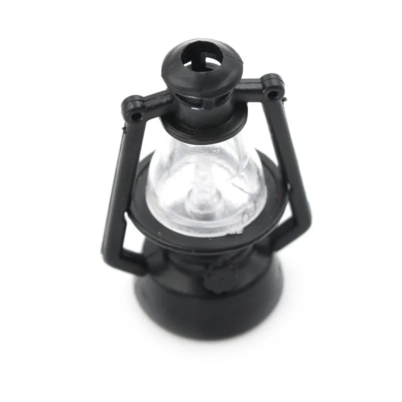 1:12 Dollhouse Miniature Vintage Retro Black Kerosene Lamp Baby Gift Toy Mini Furniture Miniature Rement Black Kerosene Lamp