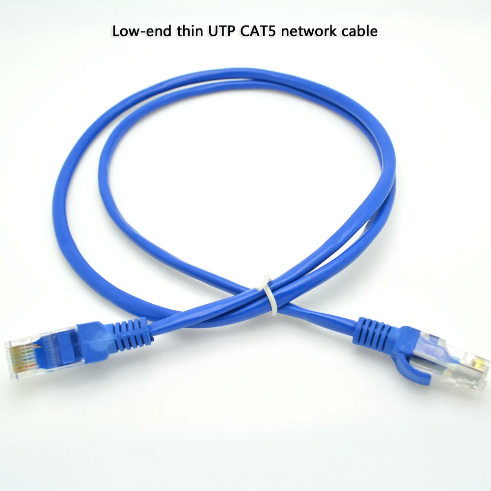 Low-end thin UTP CAT5 cable RJ45 network cable Ethernet cable Aluminum and iron wire twisted pair Lan cable patch cord