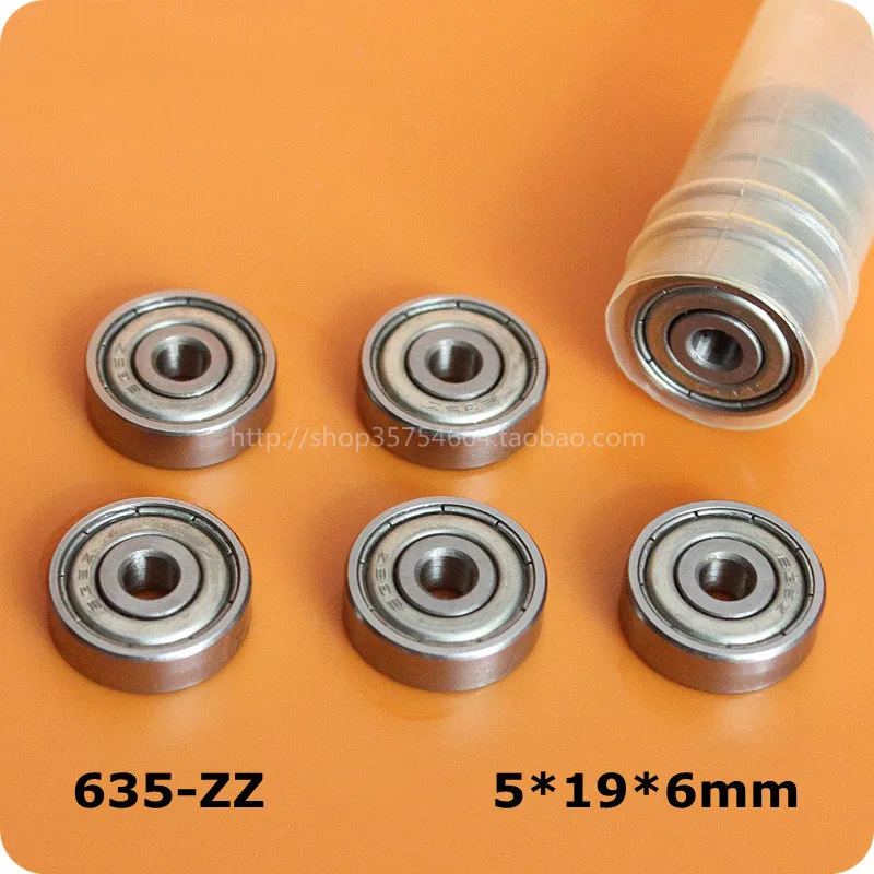 [S635ZZ-P2]Free Shipping 10pcs stainless steel 440c machine equipment ball bearing S635-2Z S635ZZ bearing 5*19*6mm