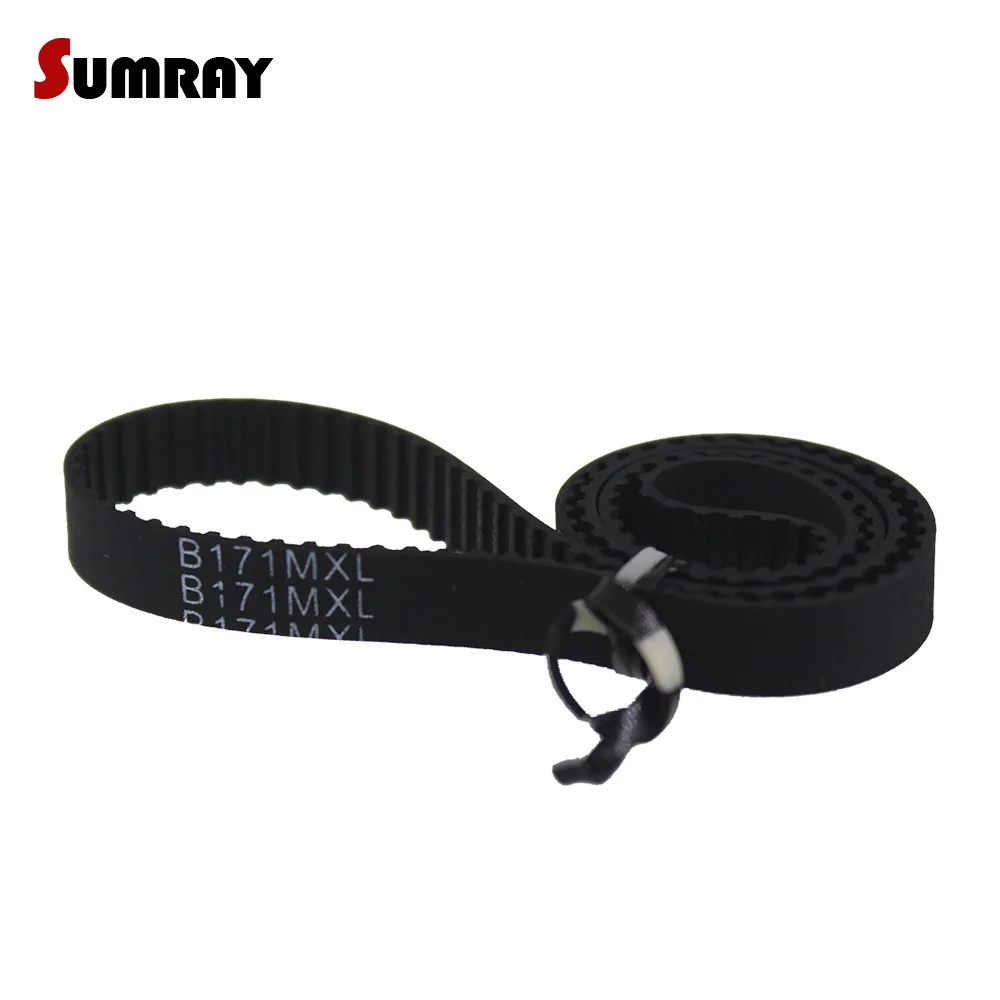 2pcs MXL Rubber Belt Model 128/130/135/140/144/152/155/158 6/10mm Width Transmission Belt for CNC Machine