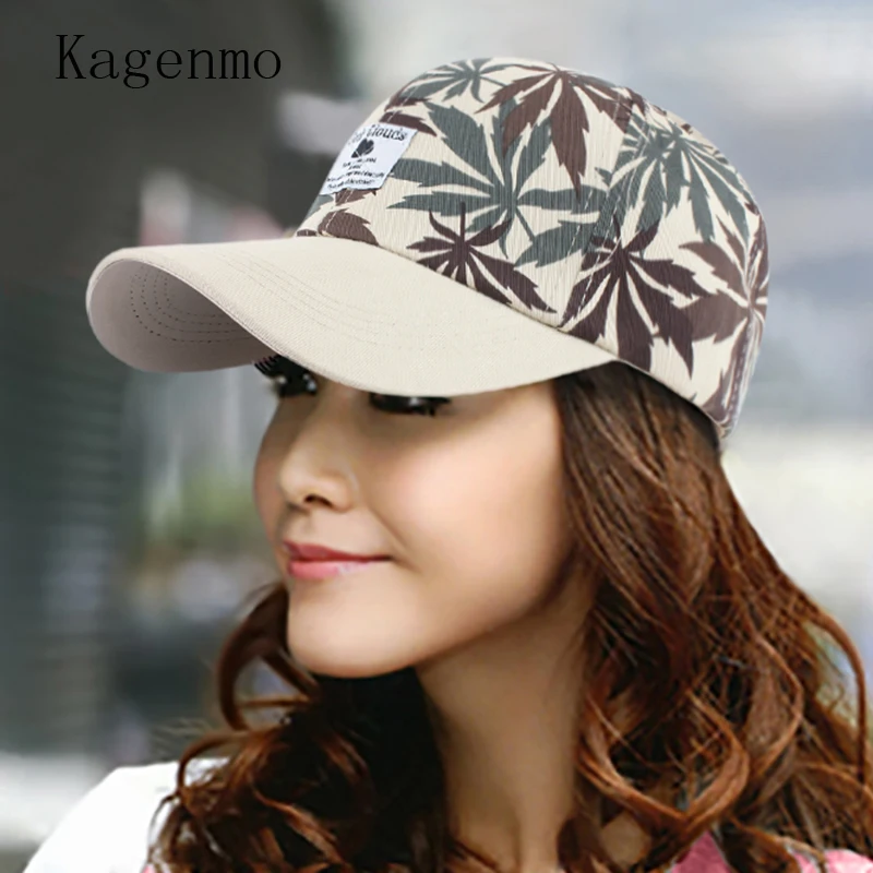 

Kagenmo Hat Baseball Cap Female Cap Sunbonnet Summer Sunscreen Fashion Spring Women's Hat Spring And Autumn Sun Hat