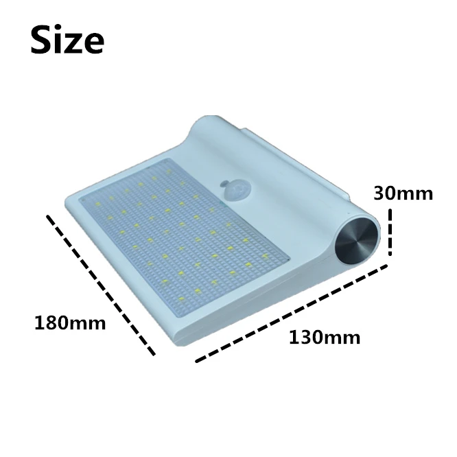 10 PCS Menselijk lichaam sensor Solar Lamp 42LED Solar PIR Motion Sensor Wandlamp Outdoor Regendicht IP65 High-tech chip Veiligheid