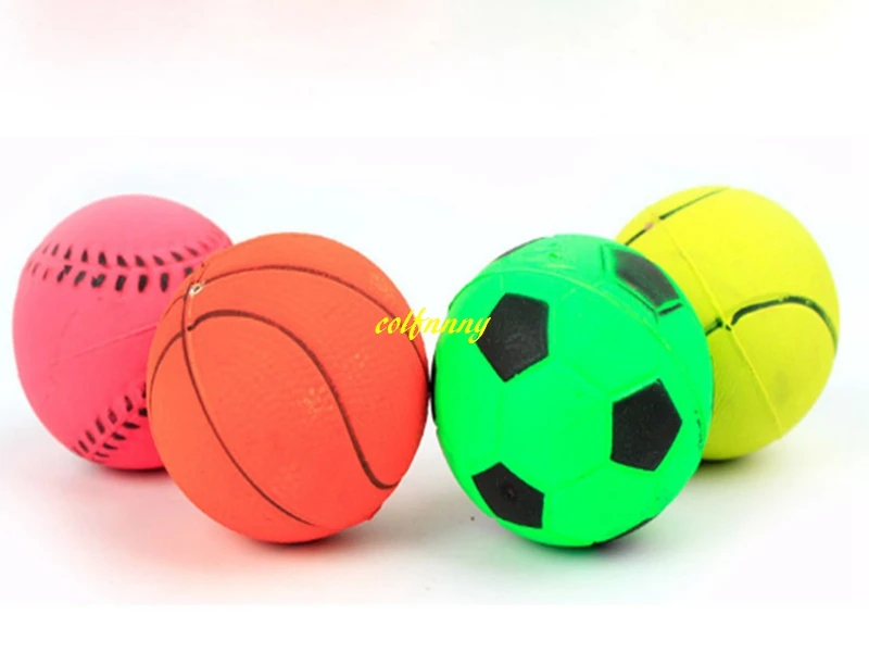 Imagem -03 - Transporte Rápido 4.7 cm & 6.3 cm Colorido Bola Elástica Bola de Borracha Cão de Estimação Engraçado Que Joga o Grande Lance Cão Brinquedos 100 Peças Lote