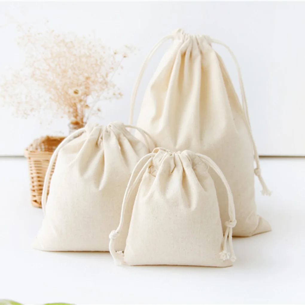 

Travel Drawstring Storage Bags Sundries Small Beam Rope Pouches Handmade Candy Bag