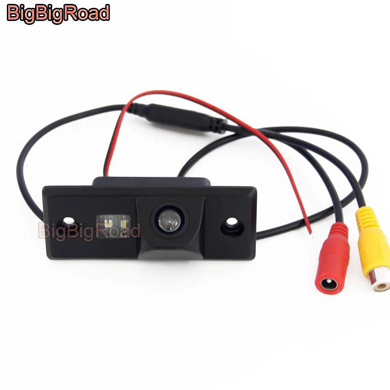 

BigBigRoad Car Rear View Backup Parking Camera For Skoda Fabia Yeti For Porsche Cayenne / For Volkswagen Tiguan Santana Golf V
