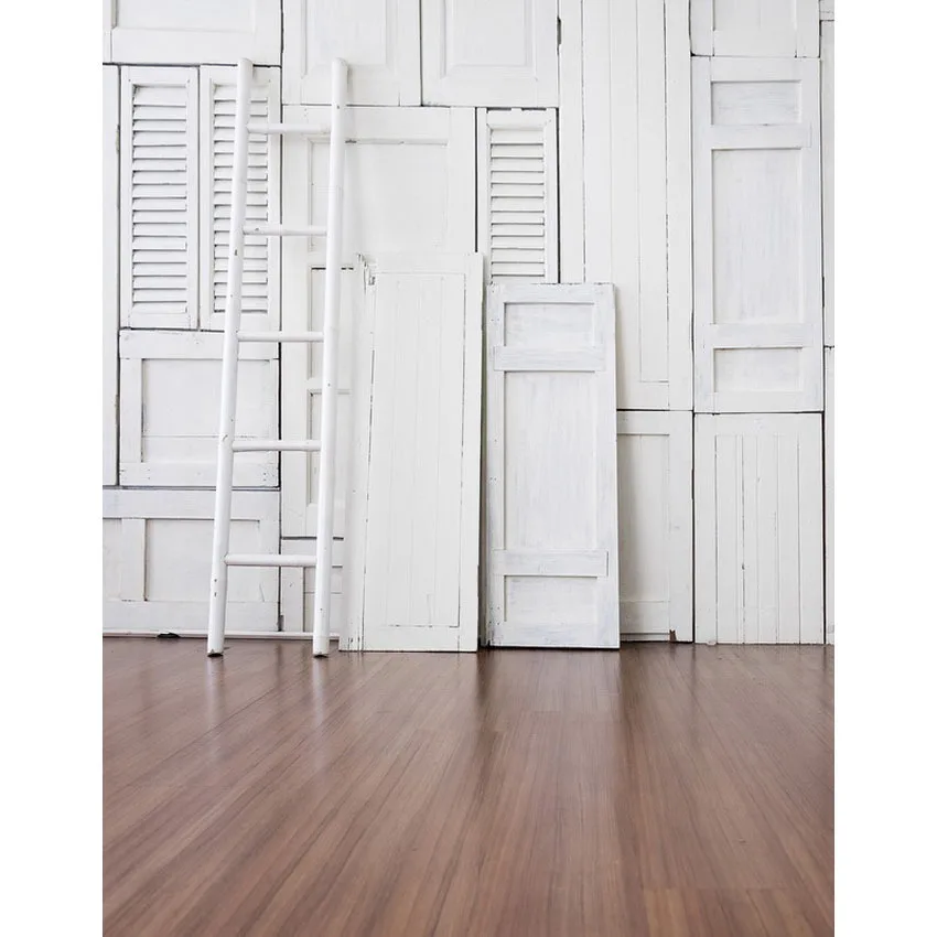 LIFE MAGIC BOX  Photography Backdrop Ladder Cream Vinyl  Background For A Photo S-2348