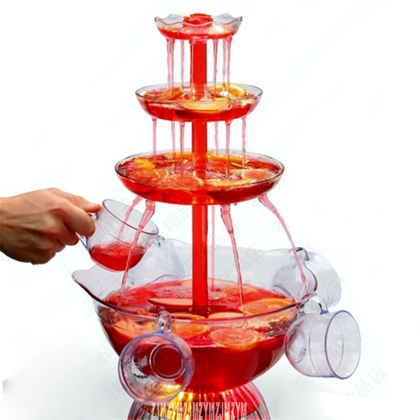 

210 Red wine Fountains Factory Hotel Buffet Restaurant Wine Fountain Wine Export Machine Chocolate Fountain 110V 24W