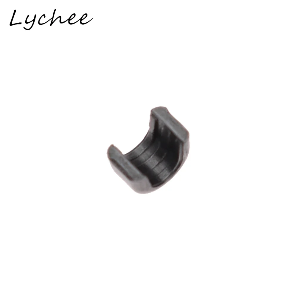 Lychee 260pcs 3# Brand New Metal Zipper UP Stopper U Shaped Opening DIY Craft Clothes Pants Sewing Zipper Accessories