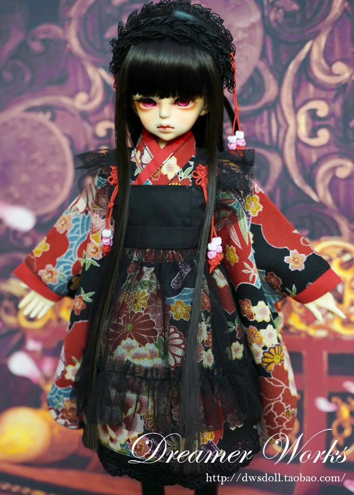 1/4 scale BJD Japanese Yukata kimono suit for SD clothing BJD doll accessories,Not included doll,shoes,wig,and other 18D1249