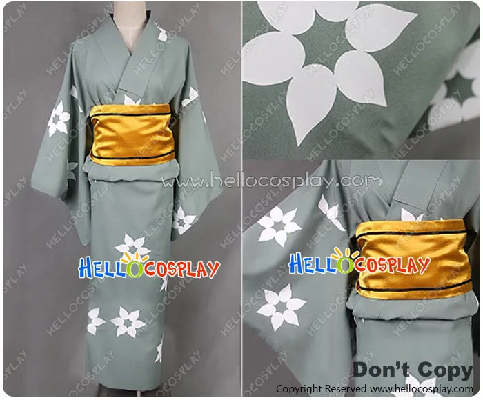 

Nisemonogatari Cosplay Araragi Tsukihi Costume Kimono H008