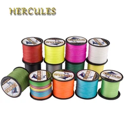 Hercules 15 Colors Fishing Line 8 Strands Carp Fishing Cord 300m 100% PE Pesca Braided Line Wire Peche Strong 10-300LB Fishing