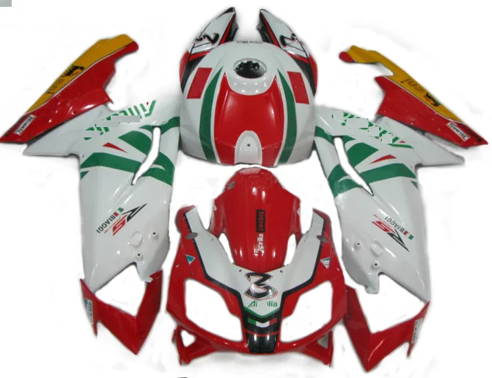 Fairing kit for Aprilia RS125 06 07 08 09 10 11 RS 125 2006 2007 2010 2011 ABS white Red Fairings set