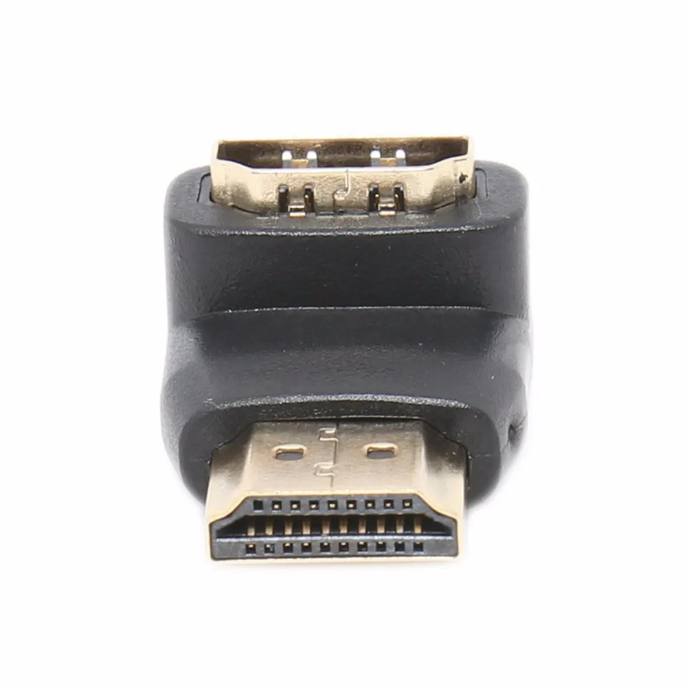 HD 1080P Male To Female HDTV-Adapter Converter 90 / 270 Degrees Angle Turn Right / Left 180 360 Degree Rotating HDTV-Connector