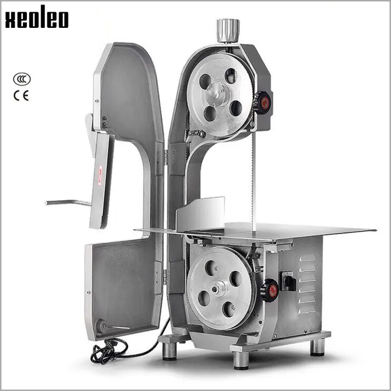 XEOLEO Segatrice per ossa Taglierina elettrica per costole Sega per taglio osseo Seghe per ossa di carne commerciali Taglierina per carne congelata 200-300 kg / h 1100 W