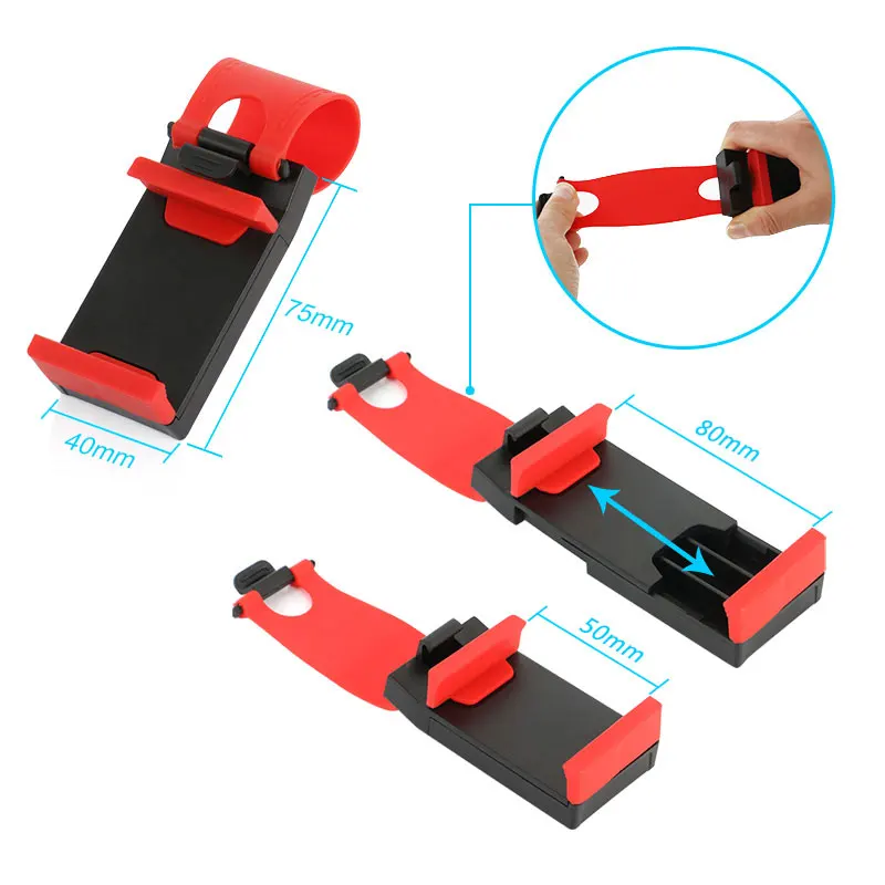 Car Steering Wheel Mobile Phone Stand Socket For Kia Rio K2 K3 Ceed Sportage 3 sorento cerato armrest picanto soul optima