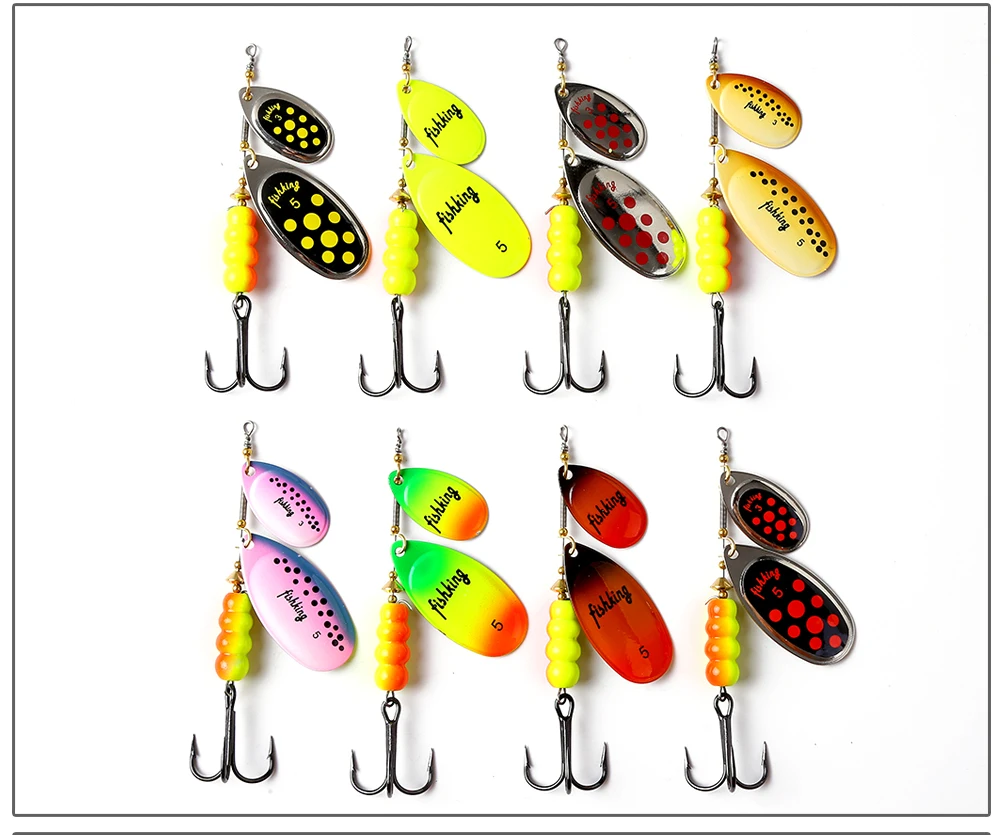 NGB 11cm-25G Messingmaterial Weitwurf-Spinnerbait Metallköder mit Dreifachhaken Angelköder – Detail 9