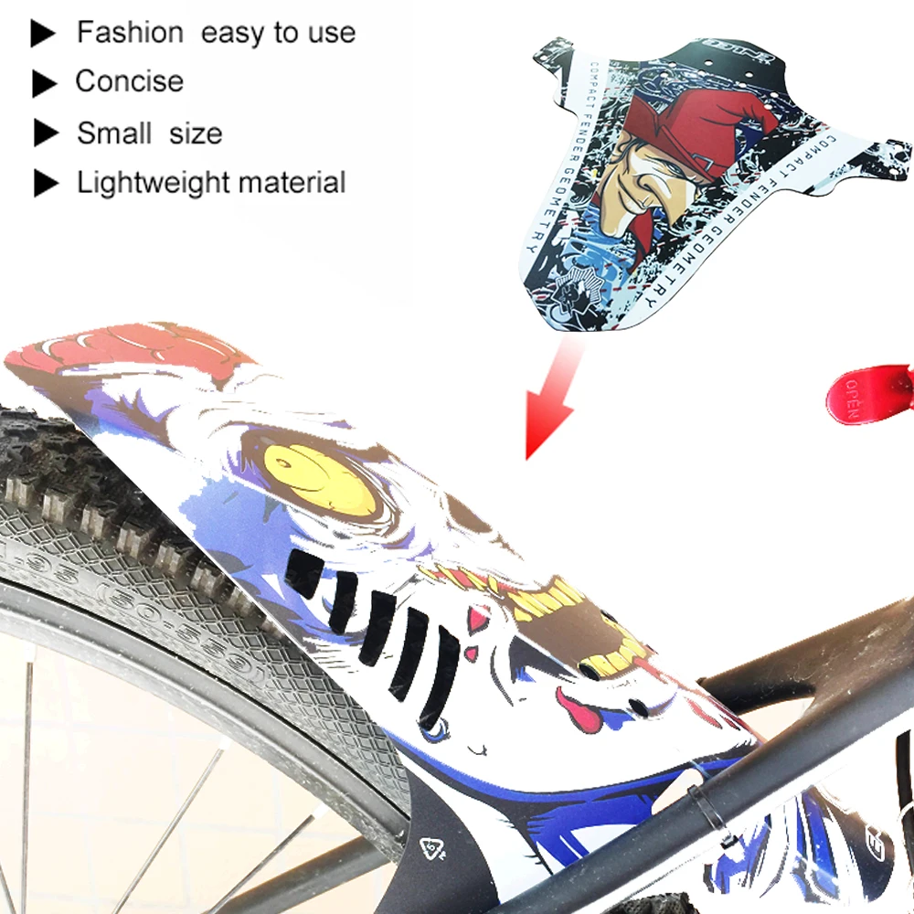 ENLEE 1pcs Mountain Bike Fender MTB Bicycle Front Rear Mudguard AM Enduro DH Cycling 26 27.5 29 Bike Fenders Bicycle Accessories