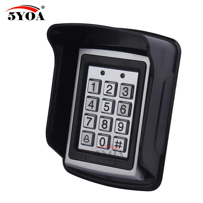 Rain Cover Black Rainproof Shell Access Controller Waterproof Cover For Rfid Metal Access Control Keypad