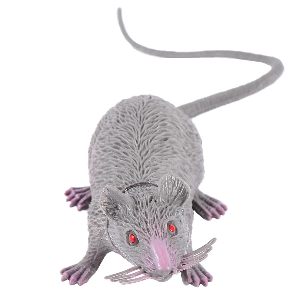 2020 Hot 1Pcs Funny Tricky Joke Fake Lifelike Mouse Model Prop Halloween Gift Toy Party Decor for Kids Novelty & Gag Toys