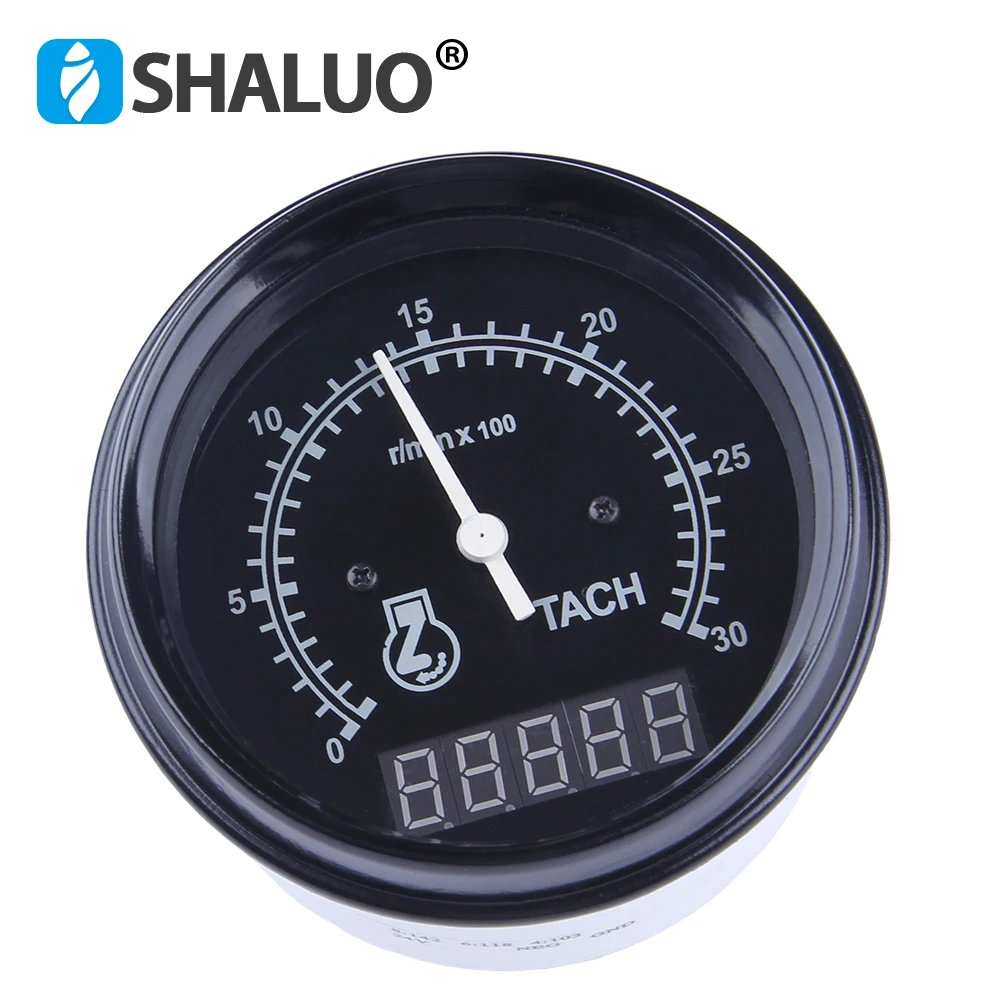 

85MM 3049555 Diesel Engine Speed Meter Guage Digital Tachometer Generator Parts 0-3000RPM