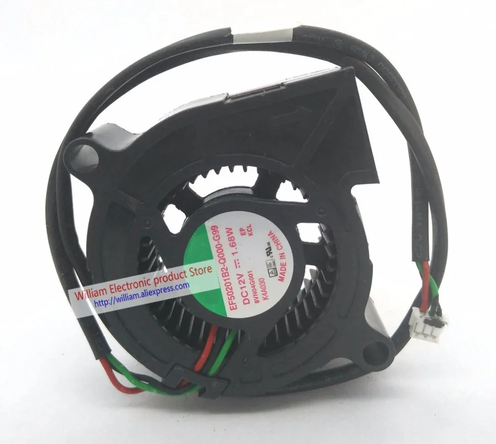 

New Original EF50201B2-Q000-G99 50*20MM DC12V 1.68W Projector Cooling Fan