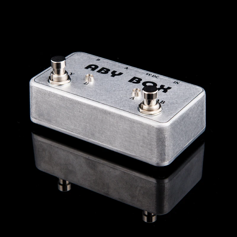 Imagem -04 - Hand Made Aby Selector Combine Pedal Guitarra Switch Box True Bypass Amp Atualizado ab y