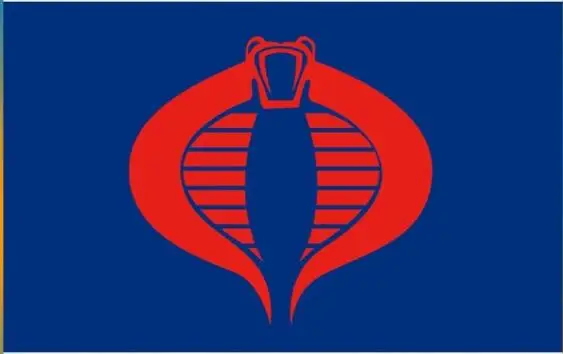 3x5ft polyester decorations flags banner with custom cobra commander 100%polyester flags with grommets