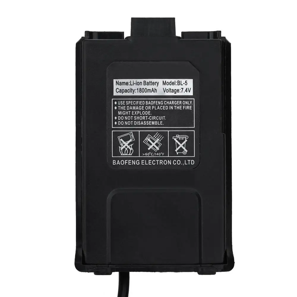 10PCS DC 12V Car Charger Battery Eliminator for Baofeng Dual Band Radio UV 5R 5RA 5RE
