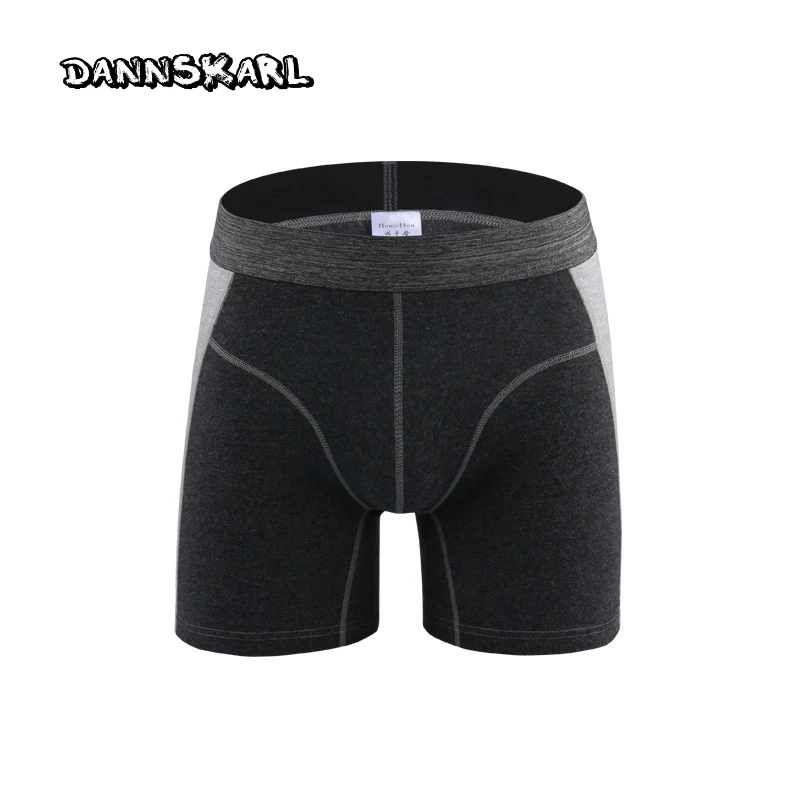 New Style High quality fashion men\'s boxers Protruding Lengthen Straight Male Cotton shorts Pants men underpants