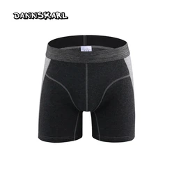 New Style High quality fashion men's boxers Protruding Lengthen Straight Male Cotton shorts Pants men underpants