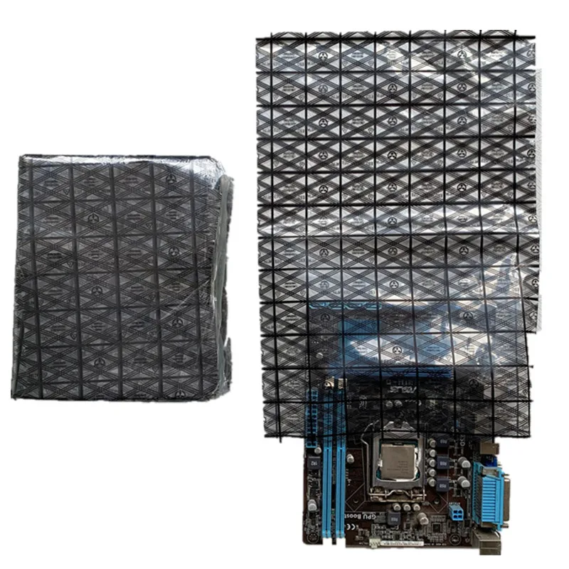 6x8inch Premium Open Top Antistatic Bag for Motherboard CPU LCD Screen SSD Large 12X16 inch ESD Shielding Anti Static Bags 50pcs