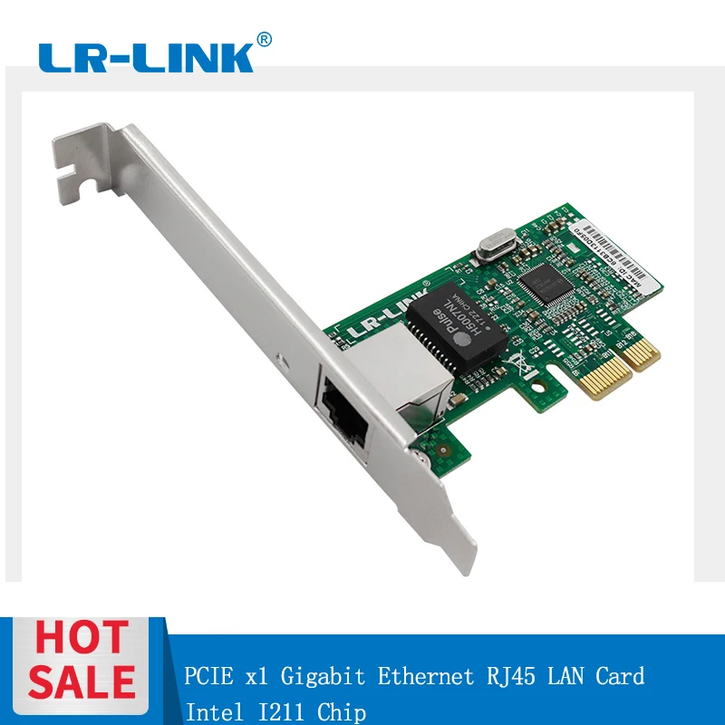 LR-LINK 9202CT PCI-E Express Network Card 10/100/1000Mb Gigabit Ethernet RJ45 LAN Card Desktop Adapter Server Intel I211 NIC